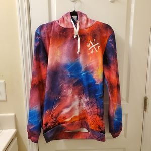 Iheartraves Into The AM galaxy hoodie
